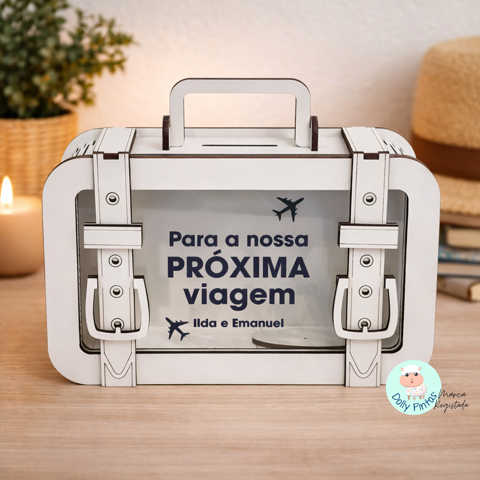 Mealheiro “Mala de Viagem” Personalizado 1