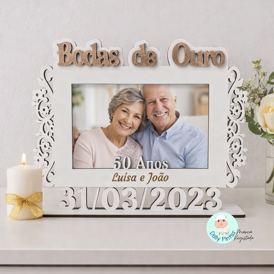 Moldura Foto “Bodas” Personalizada 1