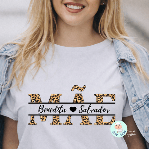 T-shirt "Mãe Tigresa" Personalizada (adulto)