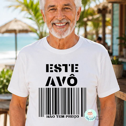T-shirt "Não Tem Preço" Personalizada (adulto)