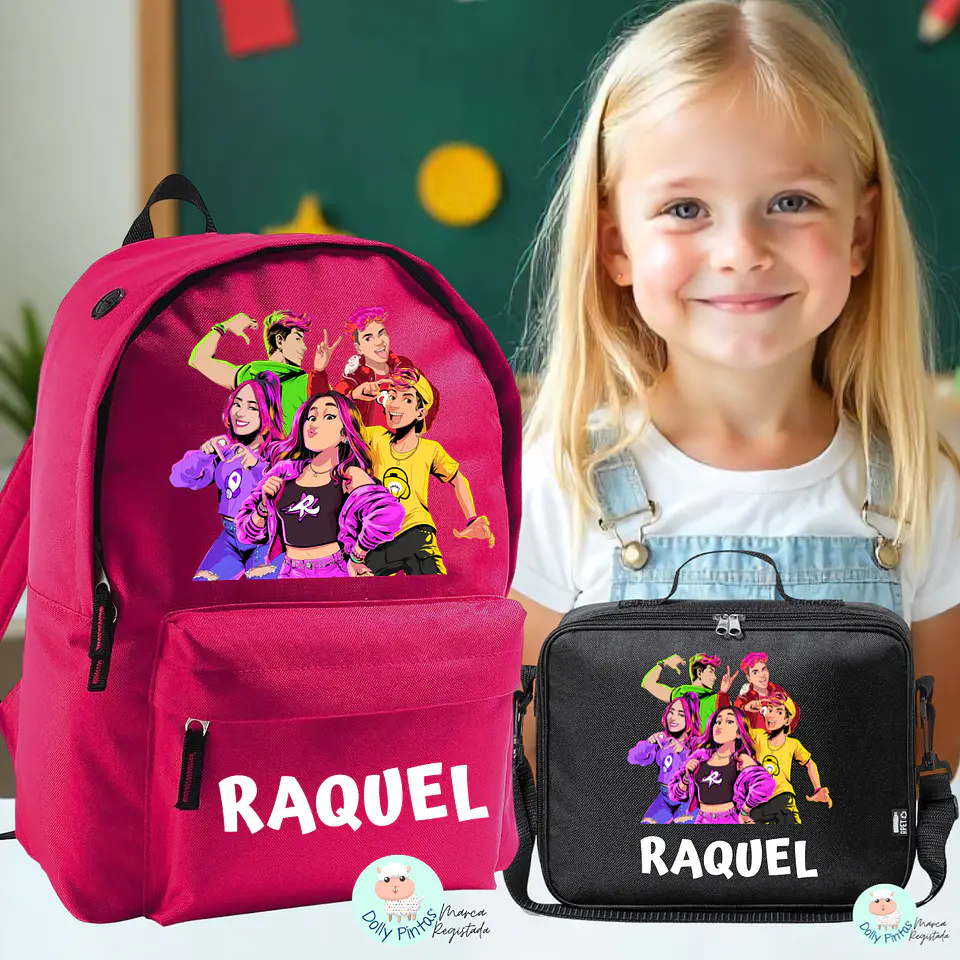 Dos Rosa - Mochila Personalizada 1