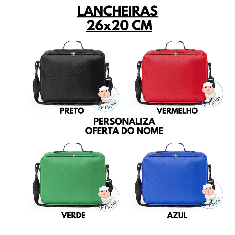 Dos Rosa - Lancheira Térmica Personalizada 2