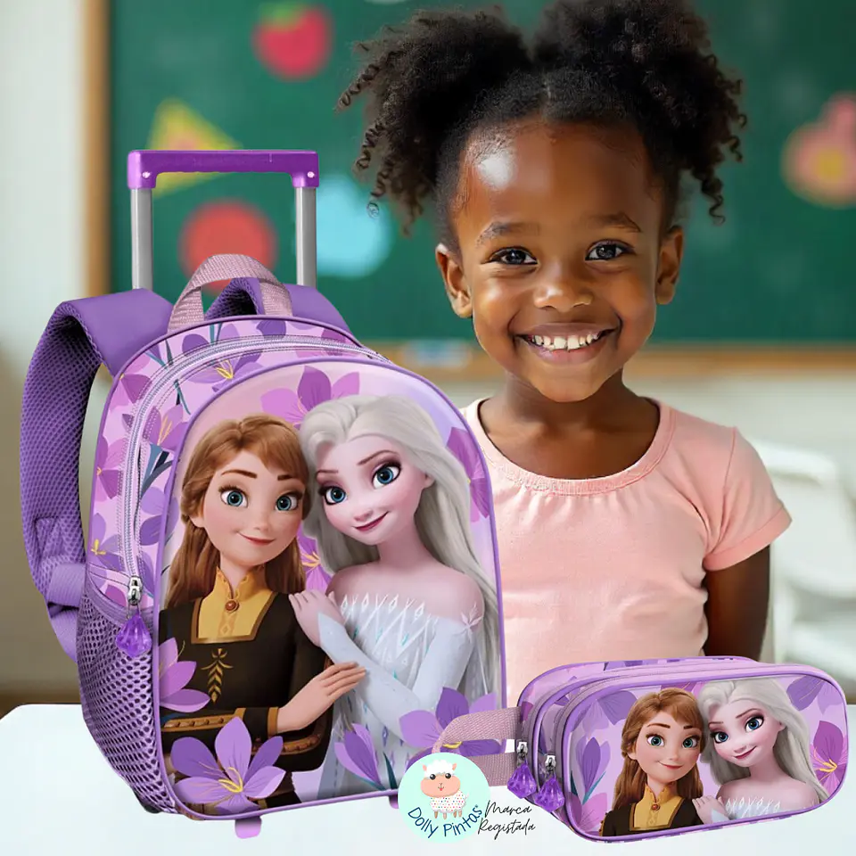 Frozen – Mochila Trolley 3D Personalizada 1
