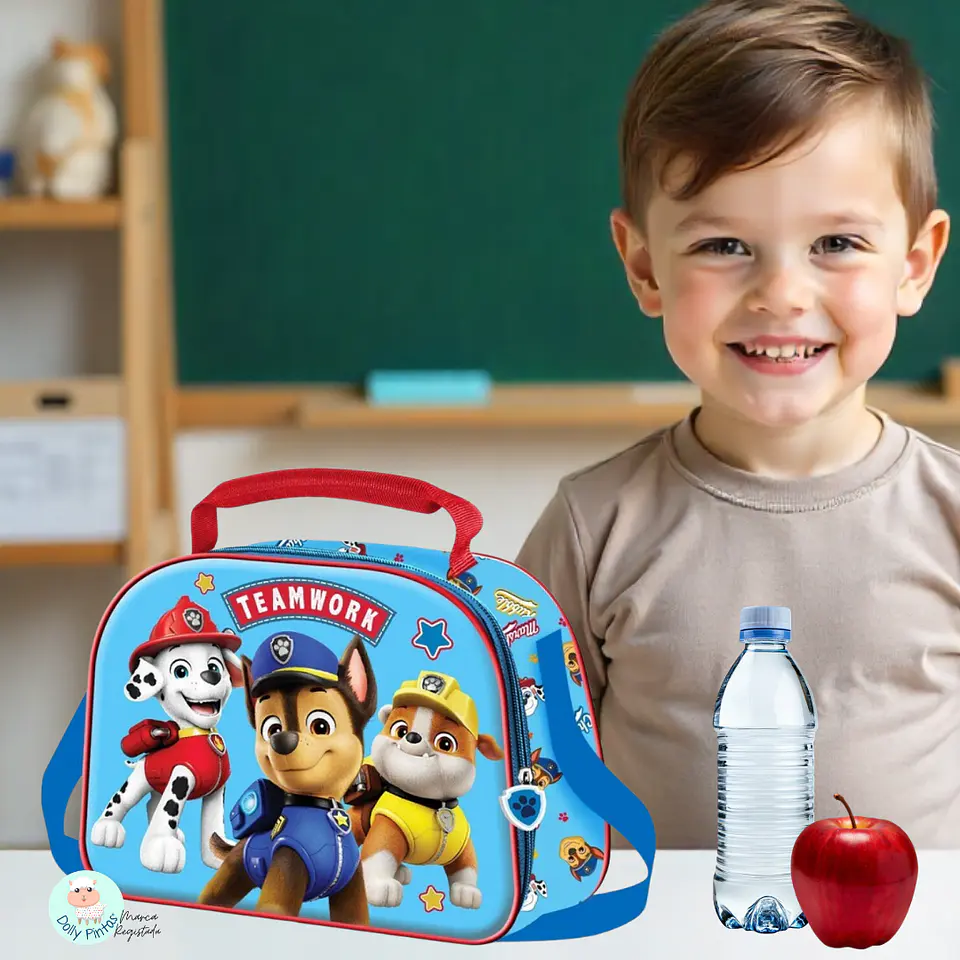 Patrulha Pata - Lancheira Térmica 3D Personalizada 1