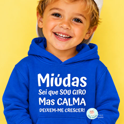 Sweat "Deixem-me Crescer" Personalizada (criança)