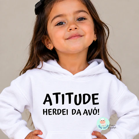 Sweat "Atitude" Personalizada (criança)