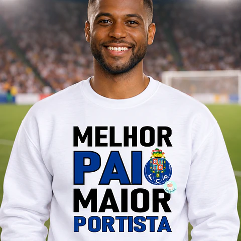 Sweat "Pai Portista Fcp" Personalizada (adulto)