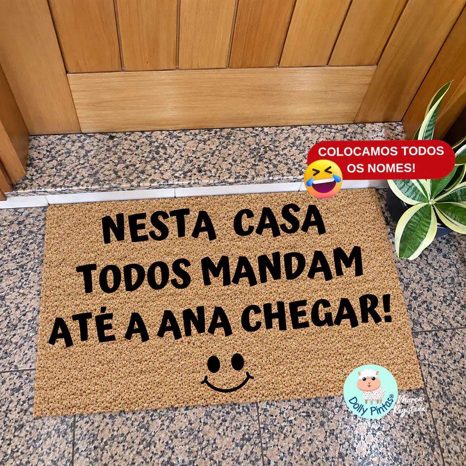 Tapete de Entrada Personalizado 