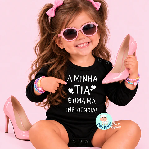 Body "Má Influência!" Personalizado (bebé)