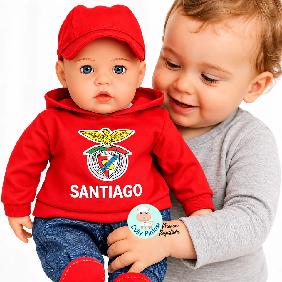 Boneco CAPPER Oficial Benfica - SLB (personalizável e com som) 1