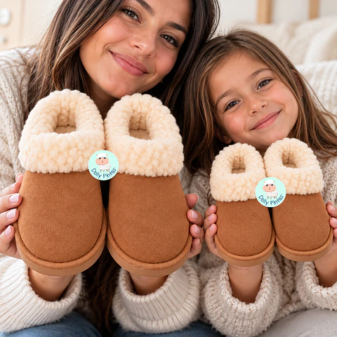 Pantufas (sem personalização) - Criança e Adulto