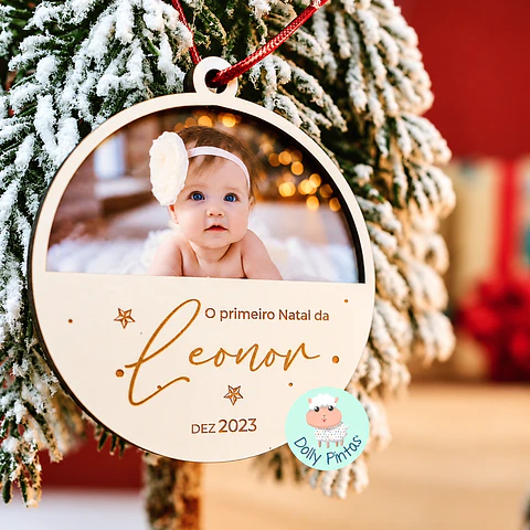 Bolas Natal "Primeiro Natal" personalizadas