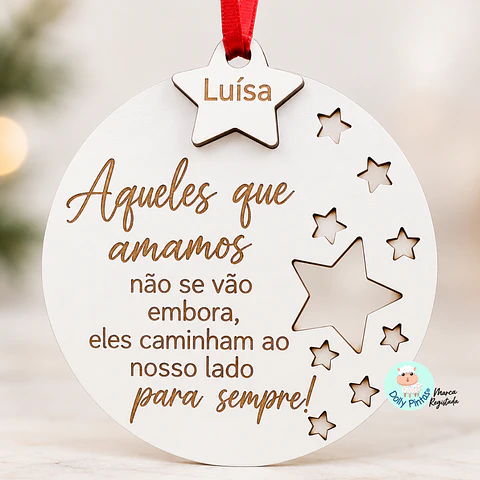 Bolas Natal "Estrelinha" personalizadas