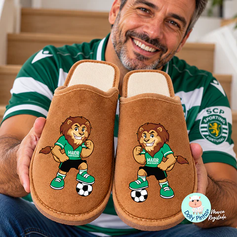 Chinelos "Leão Melhor Sportinguista" - Adulto
