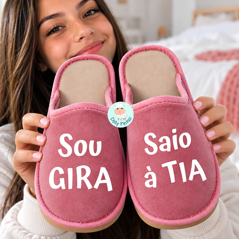 Chinelos "Sou Gira(o) Saio..." - Adulto
