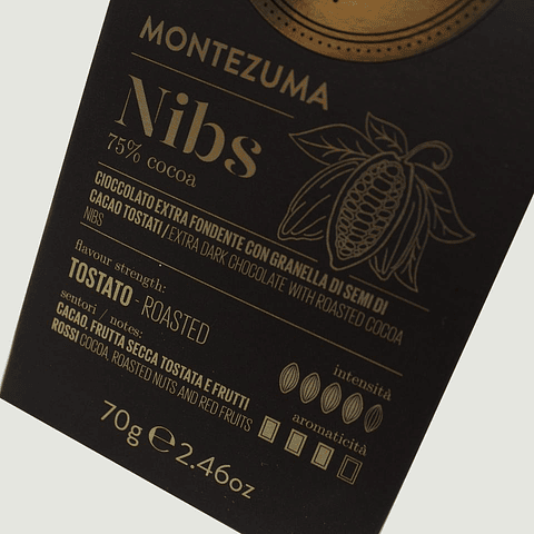 MONTEZUMA NIBS 75% (100G)