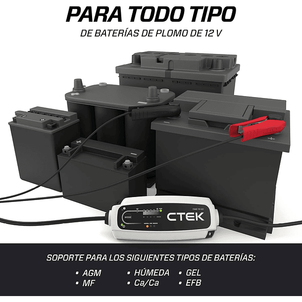 Carregador bateria 12 V 5A CTEK CT5 Time to go 4