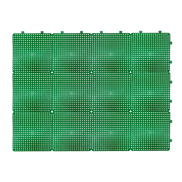 Mosaico Placas Pamex Plastico 30x30CM Verde 12 Un 3