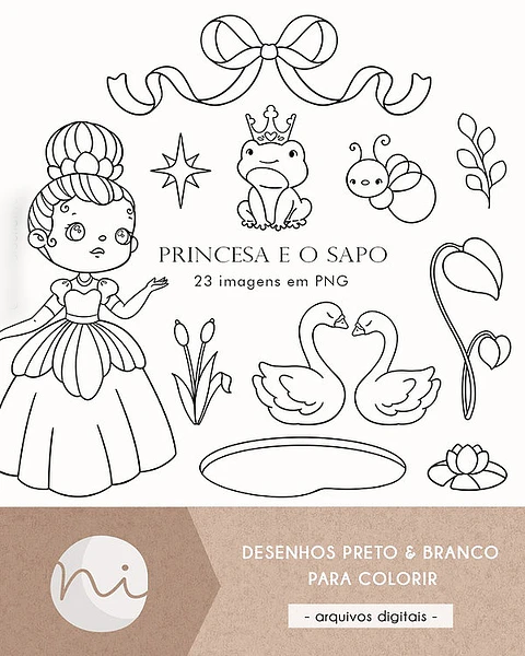 A Princesa e o Sapo - Kit Digital