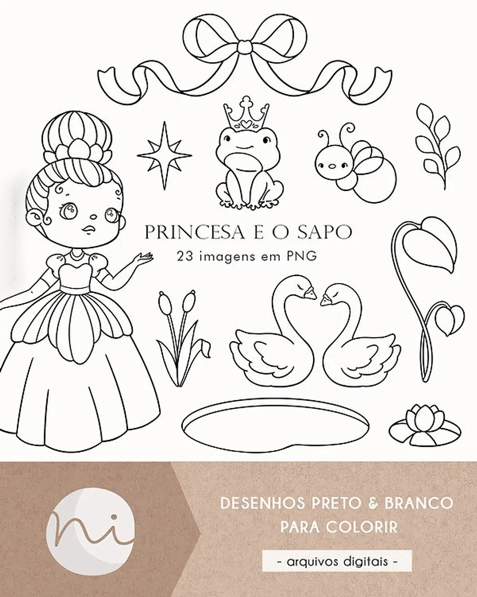 A Princesa e o Sapo - Kit Digital 1