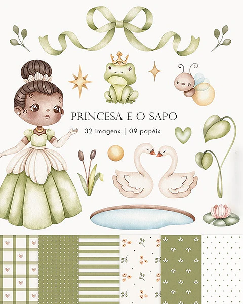 A Princesa e o Sapo - Kit Digital