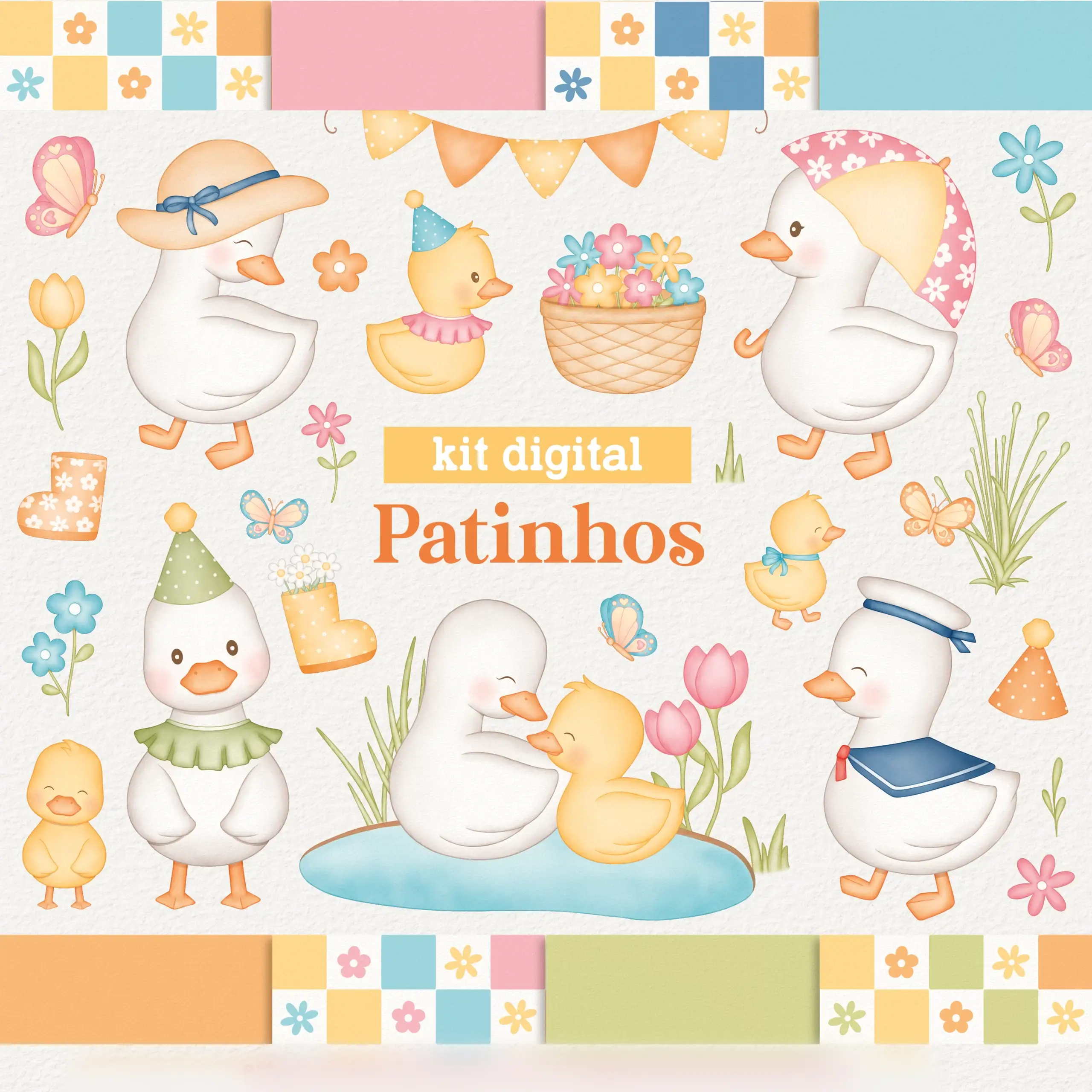 Patinhos - Kit Digital 1