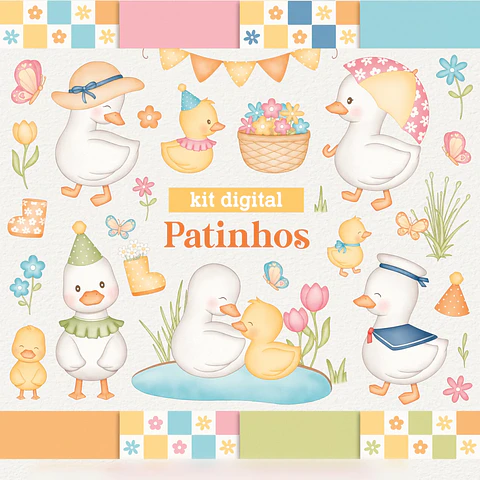 Patinhos - Kit Digital