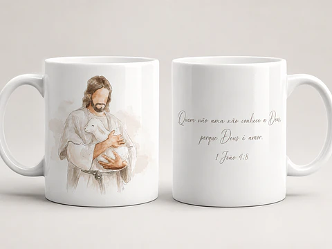 Caneca Jesus - Sublimação