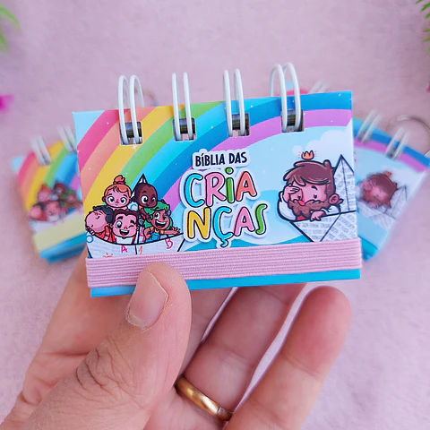Mini Bíblia Chaveiro - Dia das Crianças