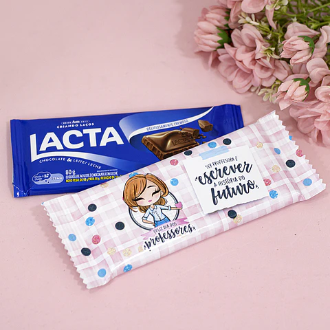 Barra de Chocolate - Dia dos Professores