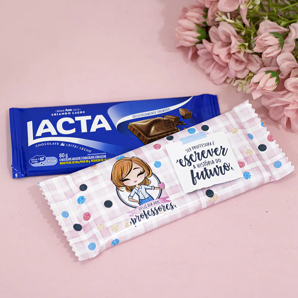 Barra de Chocolate - Dia dos Professores 1