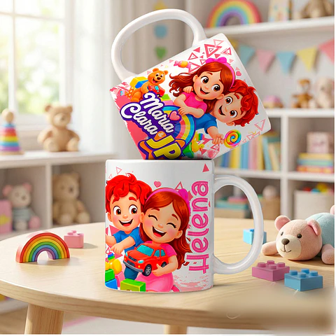 Combo Canecas Personagens - Sublimação