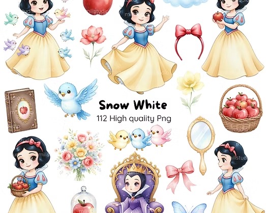Branca de Neve - Kit Digital 1