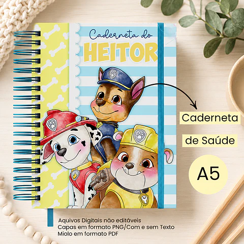 Caderneta de Saúde - Patrulha Canina