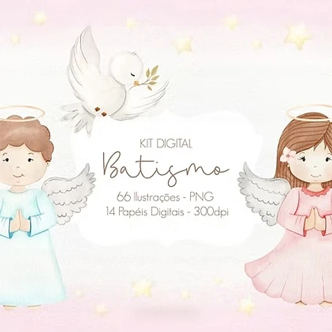 Batismo - Kit Digital