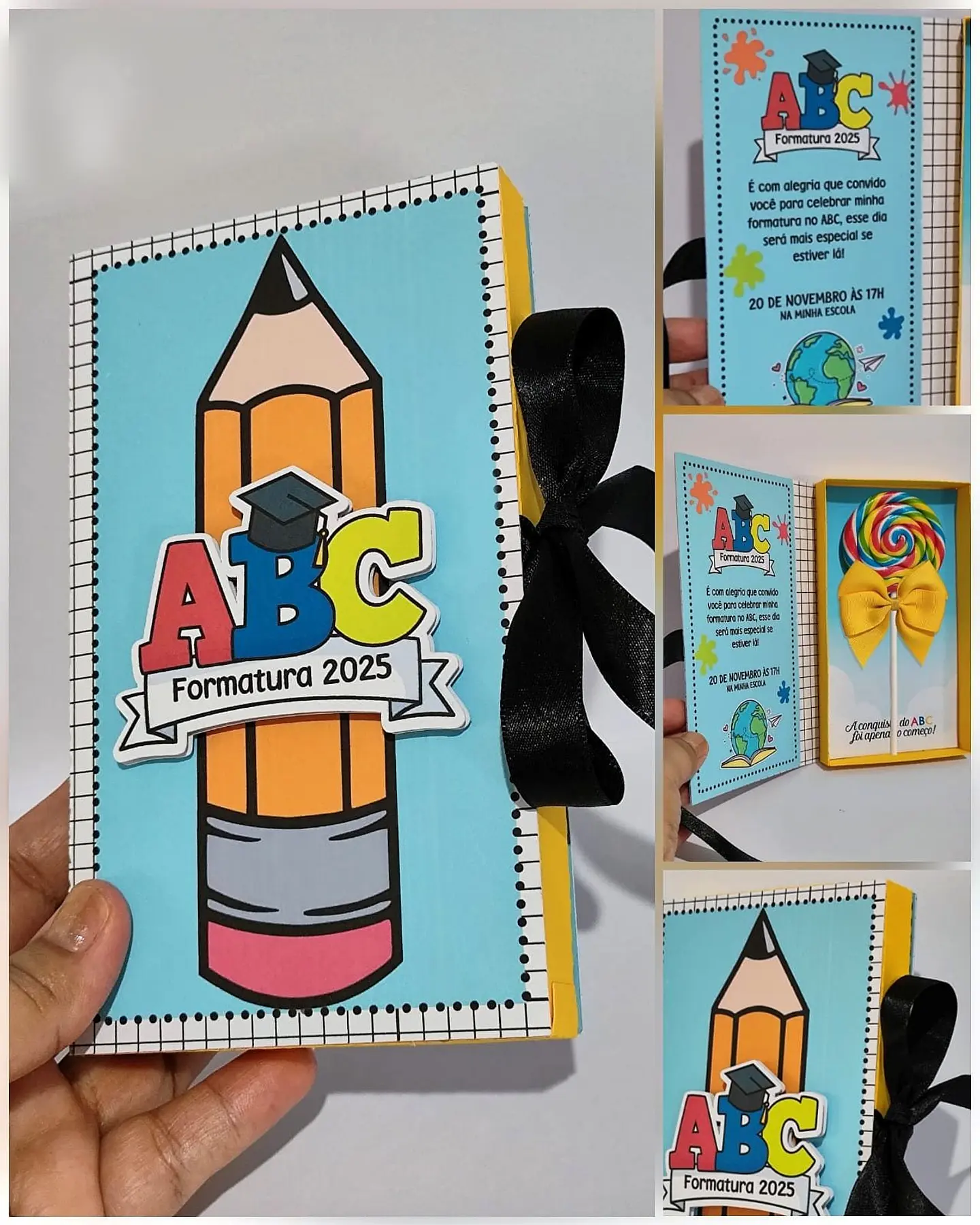 Convite ABC Unisex- Arquivo de Corte    1