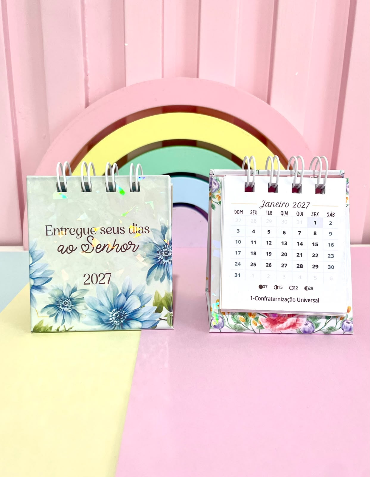 Mini Calendário 2027 - Encadernação 1