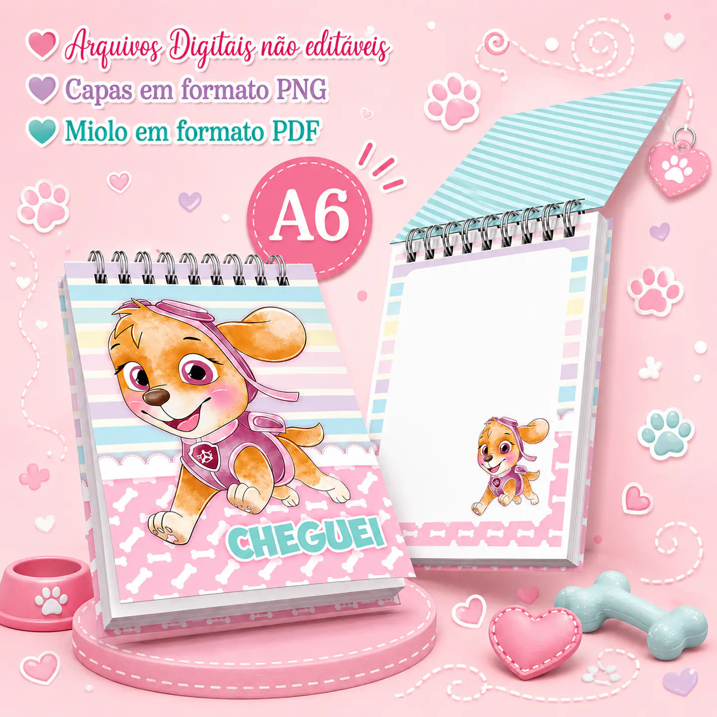 Bloquinho A6 - Patrulha Canina 1