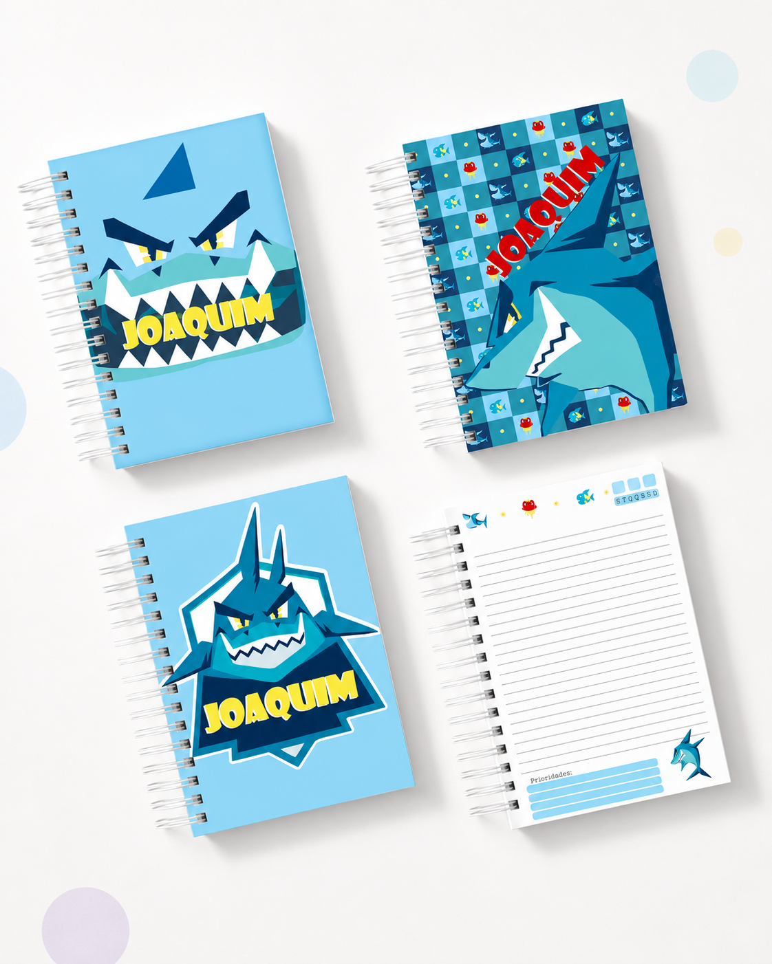 Caderno A5 - Tubarão Puket 1