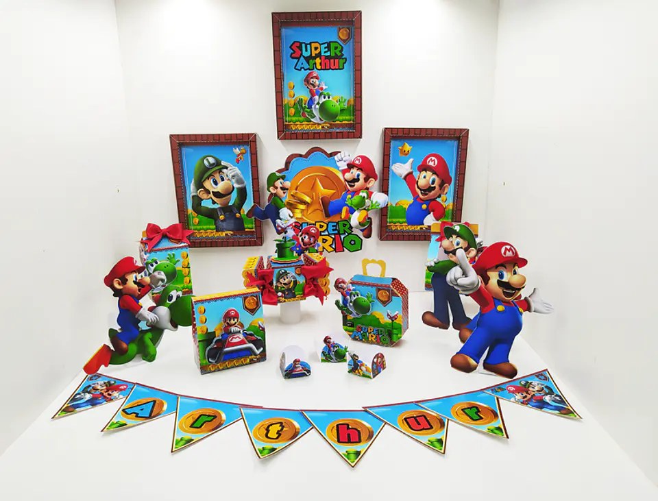 Super Mario - Arquivo de Corte / Festa 1