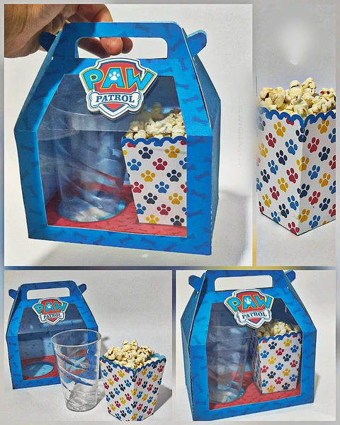 Kit Cinema com Cachepô- Arquivo de Corte 