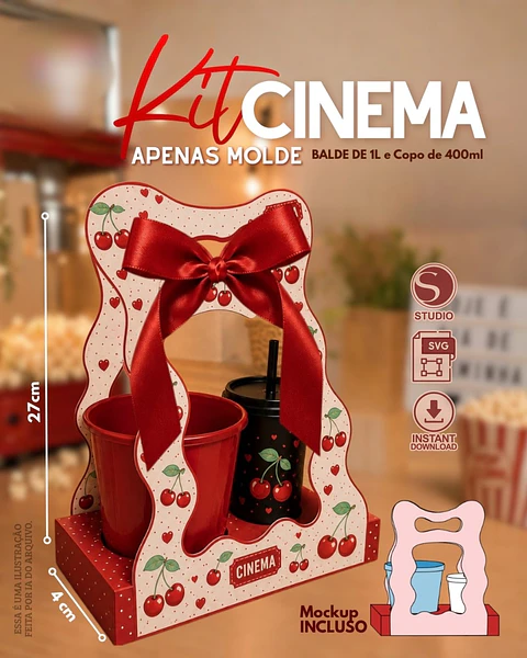 Kit Cinema Orgânico- Arquivo de Corte