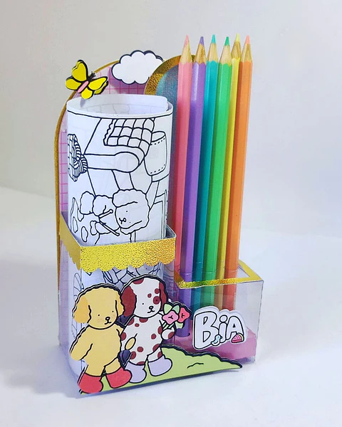 Kit de Colorir  Acetato- Arquivo de Corte 