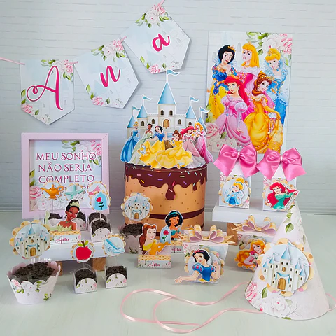 Princesas Disney - Arquivos de Corte / Festa