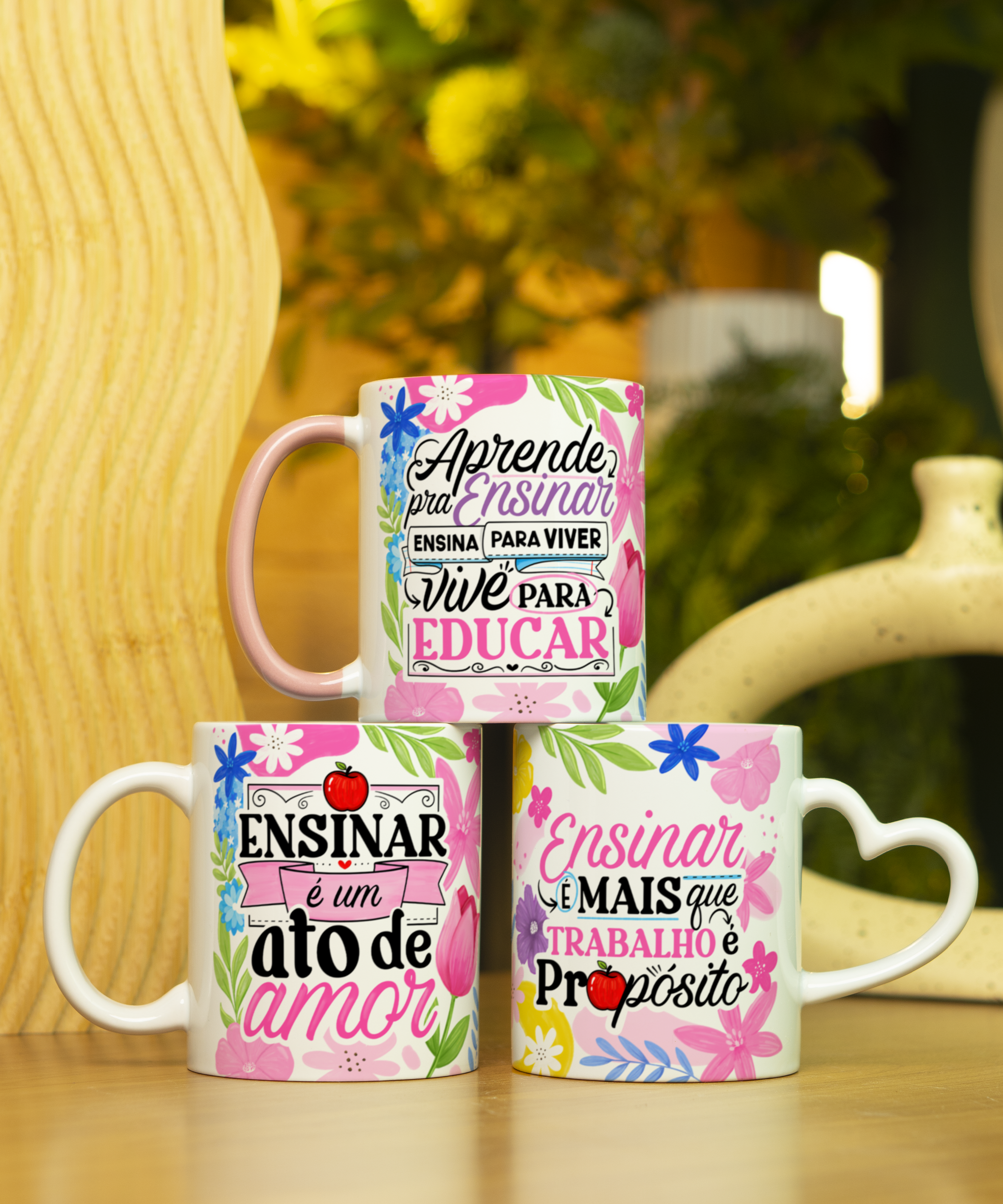 Professores Floral - Sublimação 3