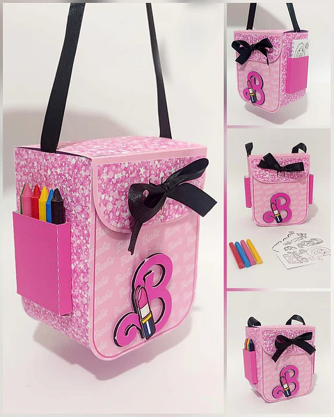 Maletinha Bolsa Barbie - Arquivo de Corte   