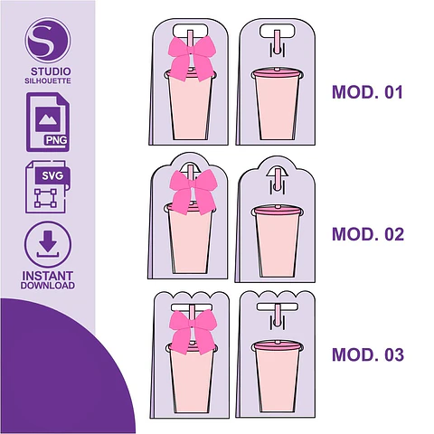 Mockup para Copo Twister 400ml - Arquivo de Corte