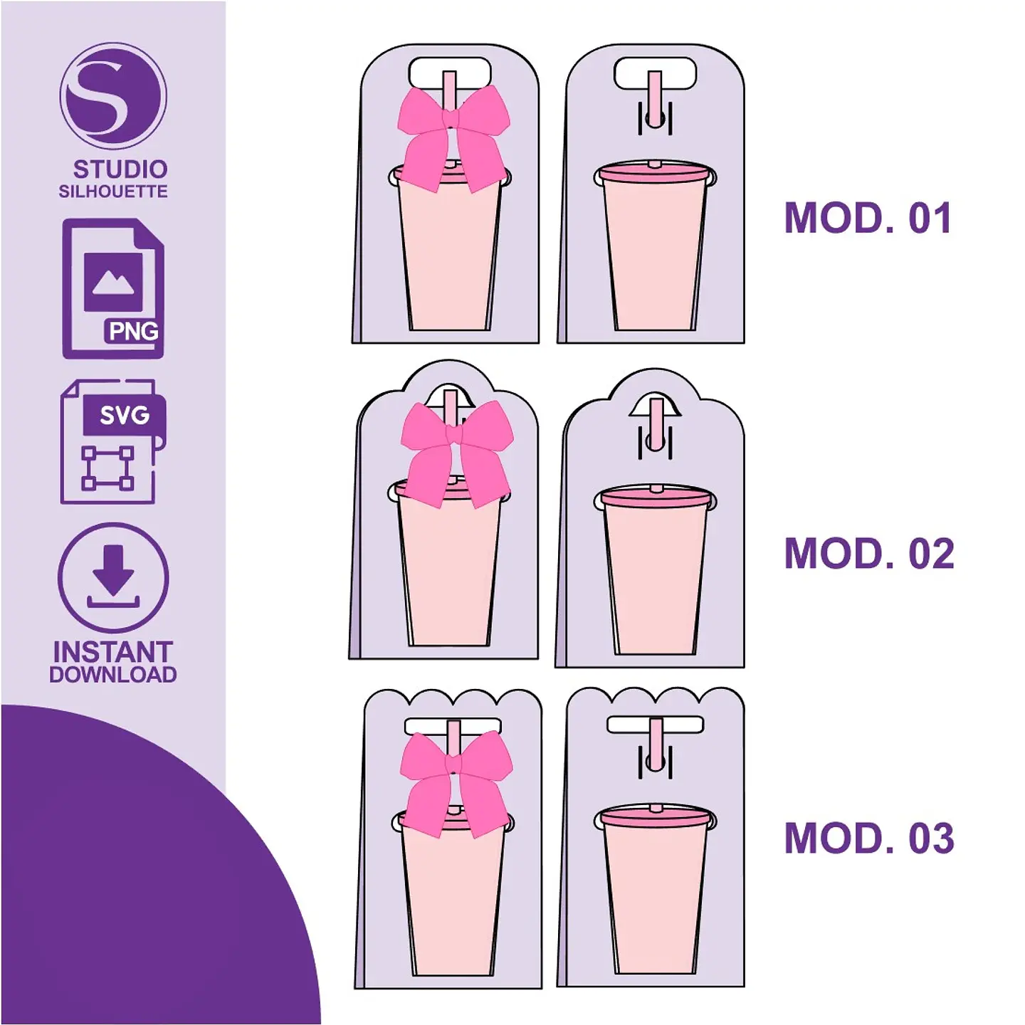 Mockup para Copo Twister 400ml - Arquivo de Corte 1