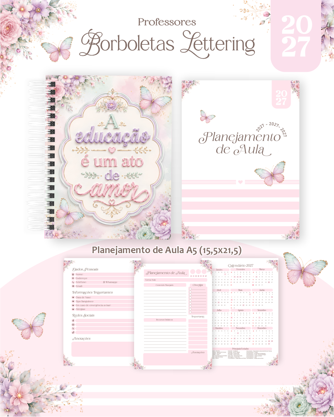 Pack Professores 2027 - Encadernação 2