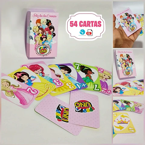 Uno Princesas Disney - Arquivo de Corte  